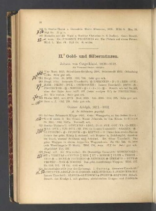 II. Gold- und Silbermünzen
