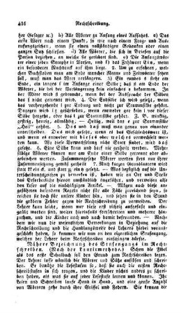 Nähere Bezeichnung des Stufengangs im Rechtschreiben