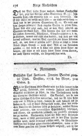 Geschichte Carl Ferdiners. Bd.2.,T.2.