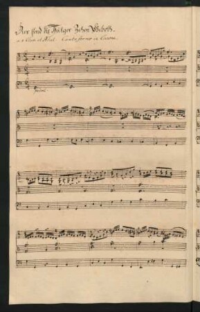 Dies sind die heilgen zehn Gebot; org; G-Dur; BWV 678