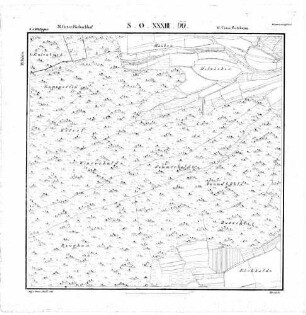 Kartenblatt SO XXXIII 66 Stand 1826