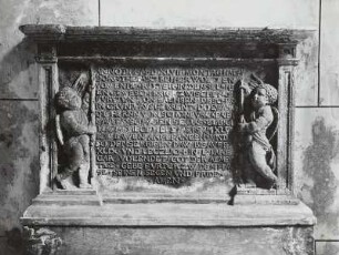 Schloss Rochsburg, Schlosskapelle, Bauinschrift