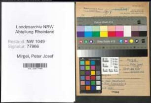 Entnazifizierung Peter Josef Mirgel , geb. 12.10.1890 (Ingenieur)