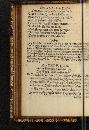 Der XXXV. Psalm.