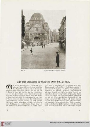 24: Die neue Synagoge in Essen von Prof. Ed. Koerner