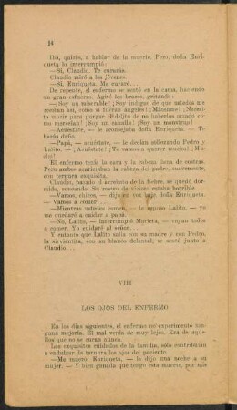VIII Los ojos del enfermo
