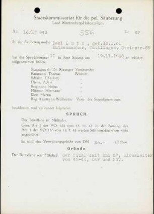 Lutz, Paul