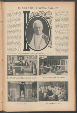 El duelo de la Iglesia católica