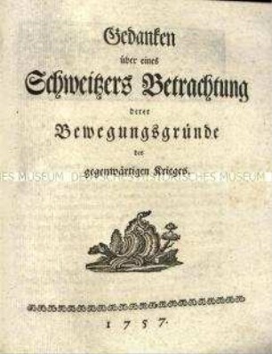 Sammelband zur Reichspolitik 1757