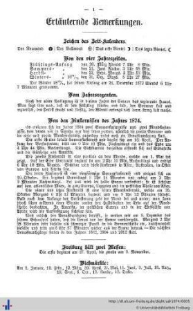 Erläuternde Bemerkungen, Kalender, Kalender der Juden, städtische Zeitrechnung, europäische Fürsten, Genealogie.