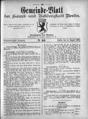 1903,33: No. 33, 16. August 1903