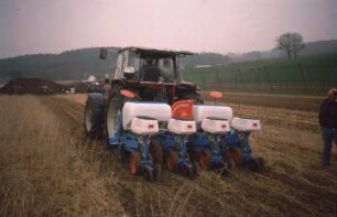 Fotografie: Mulchsaat, Mais, Reihendüngung