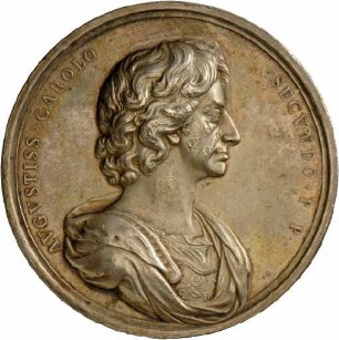 Medaille auf die Wiederherstellung der Monarchie in England