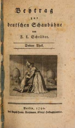 Beytrag zur deutschen Schaubühne, 3