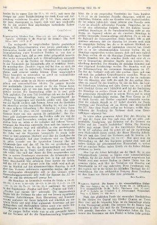 749-750 [Rezension] Bratsiotis, Nikolaus Pan, Einleitung in die Monologe des Jeremia