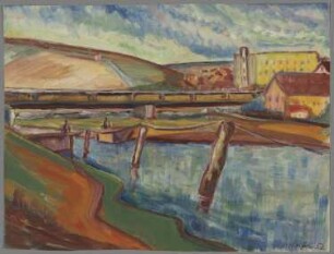 An der Schleuse Freyburg