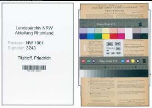 Entnazifizierung Friedrich Titzhoff, geb. 04.06.1891 (Schreiner)
