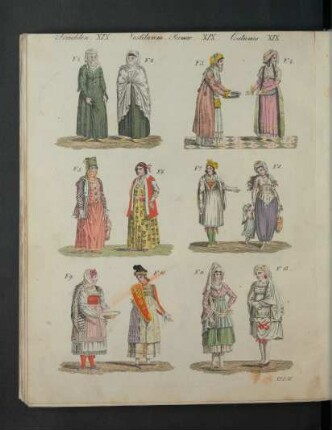 Tafel: Trachten XIX. [...]
