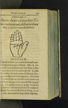 Observatio 7. Manus dextra cujusdam Tibicinis de capitati, ob ...