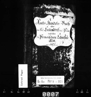 Gerichtshandelsbuch von Cunnersdorf (bei Pirna)