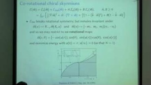 Stability of chiral magnetic skyrmions for 2D Landau-Lifshitz equations