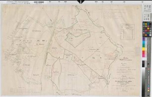 Langendreer (Bochum), Servitutbefreiung des Langendreer Holzes, Bl.3 Brouillonkarte