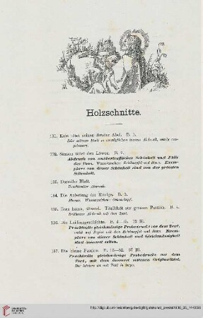 Holzschnitte (Nr. 131-448)