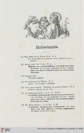 Holzschnitte (Nr. 131-448)