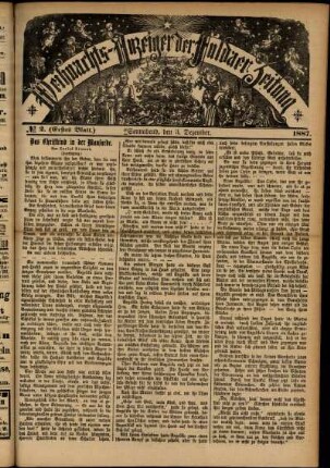 Ausgabe vom Samstag, den 03. Dezember 1887.