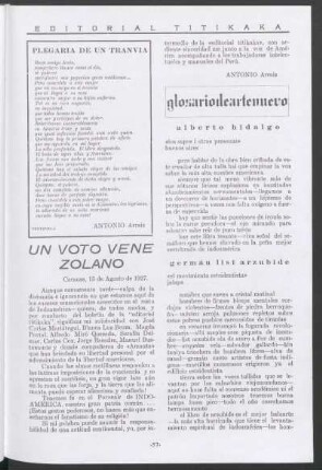 Un voto venezolano