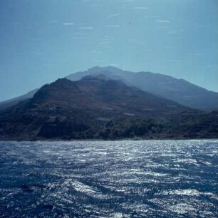 Samothrake. Insel von Norden mit dem Fengári-Massiv, 1600 m