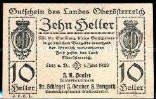Oberösterreich 10 Heller
