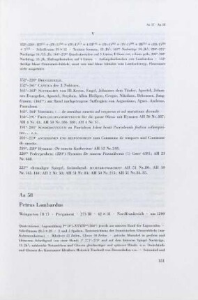 Aa 58. Petrus Lombardus
