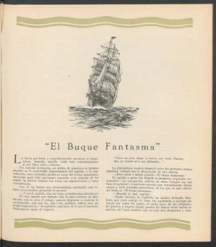 "El Buque Fantasma" : Ilustración de Martínez Labat