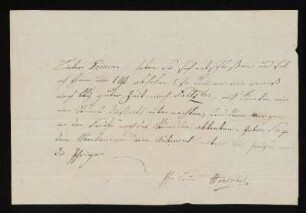 Brief von Johann Werner Henschel an Ludwig Emil Grimm