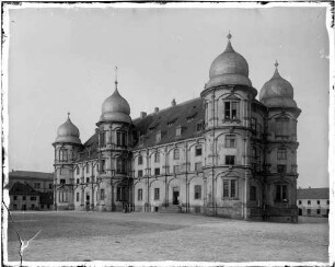 Karlsruhe Schloss Gottesau Ansicht von Südwesten