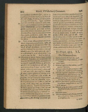 Titulus XI. De Dilationibus.