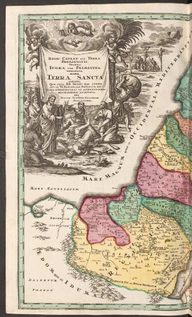 Regio Canaan Seu Terra Promissionis, Postea Iudaea Vel Palaestina Nominata, Hodie Terra Sancta Vocata : Quae Olim XII Tribus Hoc Autem Aevo In VI Provincias Distincta Est