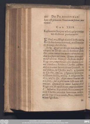 Cap. XXIV. Explicantur Scripturae loci, qui pro universali electione producuntur.