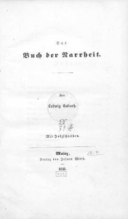 Das Buch der Narrheit