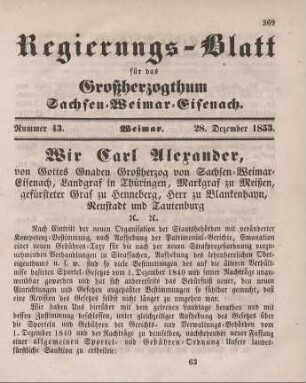 Nr. 43 : 28. Dezember 1853