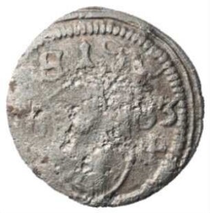 Fundmünze, Pfennig (einseitig), 1683