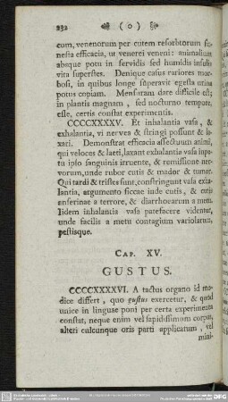 Cap. XV. Gustus