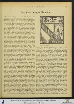 Das Strassburger Münster.