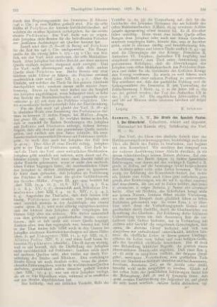 334-335 [Rezension] Assmann, A. W., Die Briefe des Apostels Paulus. I. Der Römerbrief. Uebersetzt, erklärt und disponirt