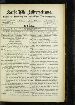 ¬Das¬ Bürgerliche Gesetzbuch und die Lehrervereine : (Fortsetzung statt Schluß)
