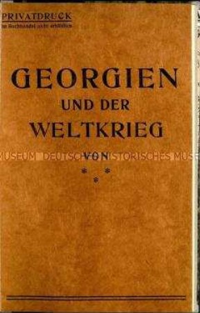 Veröffentlichung über die Rolle Georgiens im Ersten Weltkrieg
