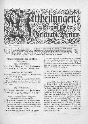 Tagesordnung der nächsten Sitzungen