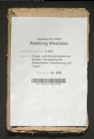 Das Manecken-Kolonat im Kirchspiel Ladbergen