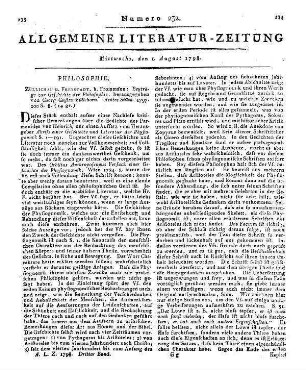 Kiesewetter, J. G. K. C.: Logik zum Gebrauch für Schulen. Berlin: Lagarde 1797